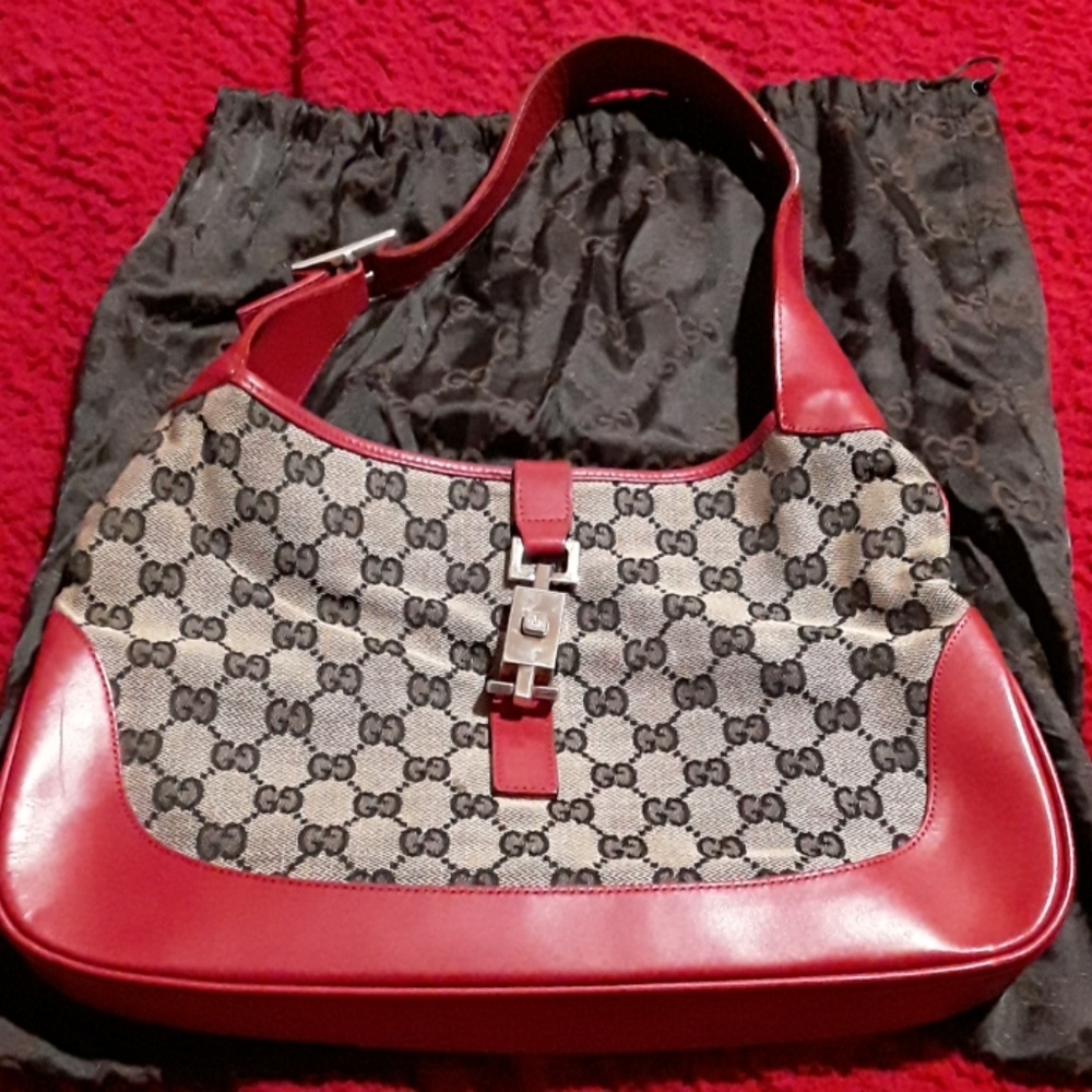 Vintage Gucci Jackie O medium GG hobo bag